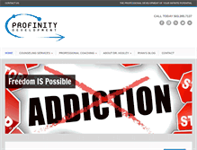 Tablet Screenshot of profinitydevelopment.com